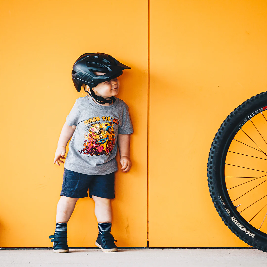 SHRED TIL BED DIALLED DINO KIDS T-SHIRT - Image 3