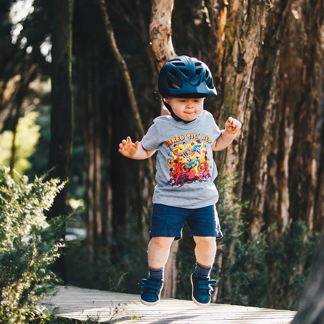 SHRED TIL BED DIALLED DINO KIDS T-SHIRT - Image 5
